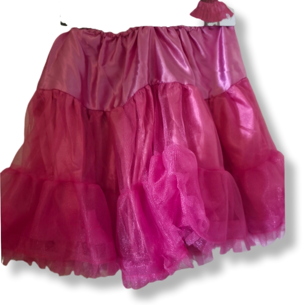 Celebrate Girls One Size Pink Elastic Waist Play Costume Tutu